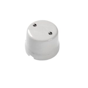 Scatola Derivazione Porcellana Diam. 71mm h. 54mm Bianco